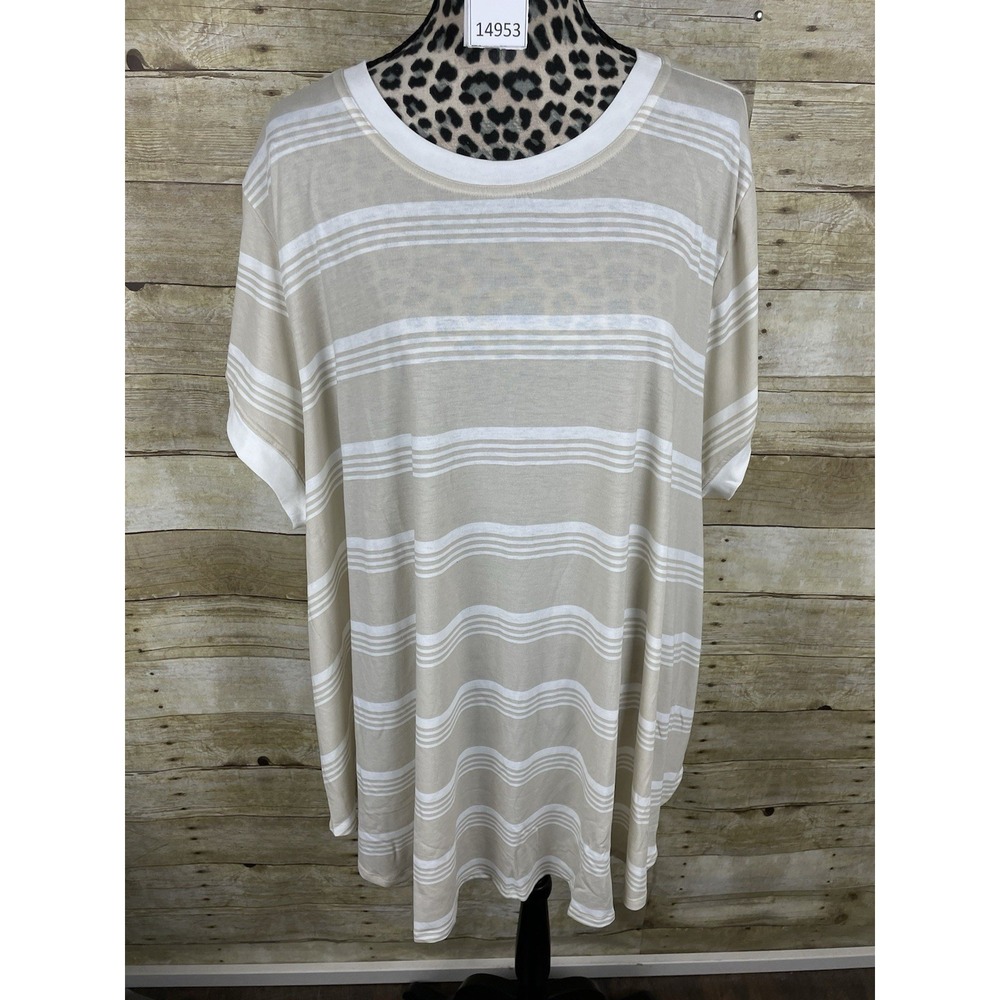 NEW RELEASE Lularoe Erika Short Sleeve Swing Top Shirt 3XL